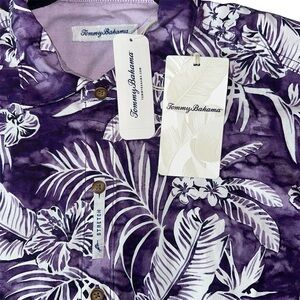 NWT TOMMY BAHAMA AQUA LUSH STRETCH FABRIC IN DEEP GRAPE COLOR SIZE L
